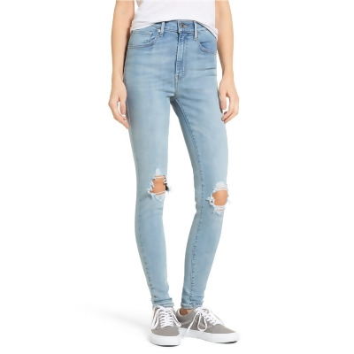 Levi's Womens Ripped Knees Skinny Fit Jeans, Style # 227910049 