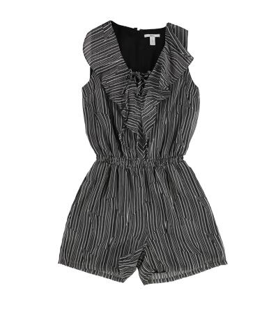 bar III Womens Lace Up Romper Jumpsuit, Style # 100027870 