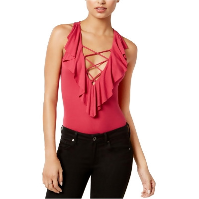 GUESS Womens Ruffled Bodysuit Jumpsuit, Style # W72P34R49P1 