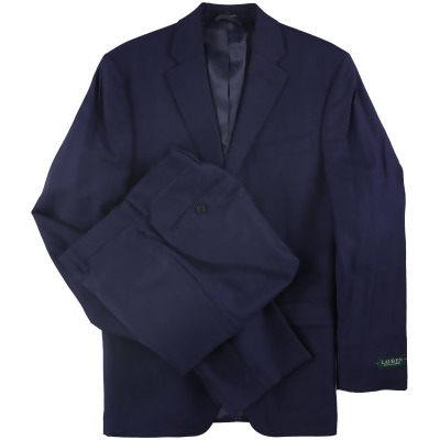Ralph Lauren Mens Windowpane Two Button Formal Suit, Style # LMNO21RZ2536 