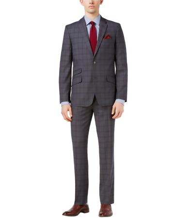 Ben Sherman Mens Plaid Formal Tuxedo, Style # S10052-WRENG 