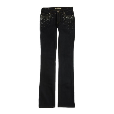 Andrew Charles Womens Backstage Rhinestoned Boot Cut Jeans, Style # 1278-243 