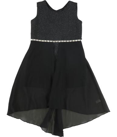 Iefiel Girls Sparkly High-Low Dress, Style # 004509 