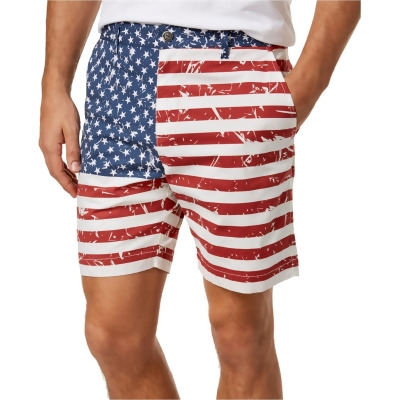 Con.Struct Mens Flag Casual Chino Shorts, Style # CON8SSH116 