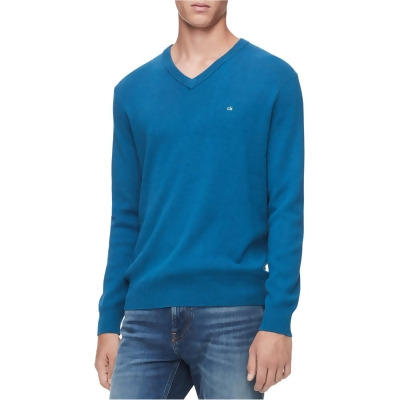 Calvin Klein Mens Ribbed V-neck Pullover Sweater, Style # 40L4656 