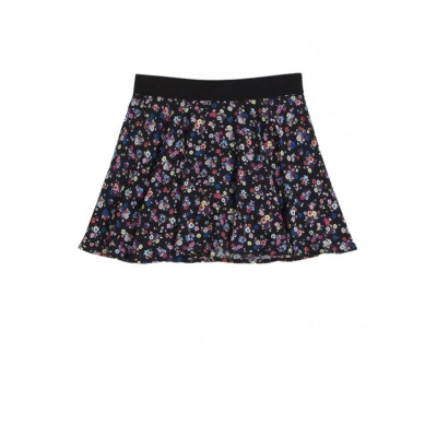 Justice Girls Floral Glitter Skater Mini Skirt, Style # 8004 