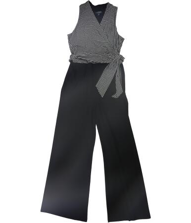 Ralph Lauren Womens Houndstooth Surplice Jumpsuit, Style # 250786003001 