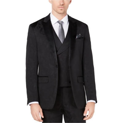 Tallia Mens Black Bird One Button Blazer Jacket, Style # VHLL1TUY0070 