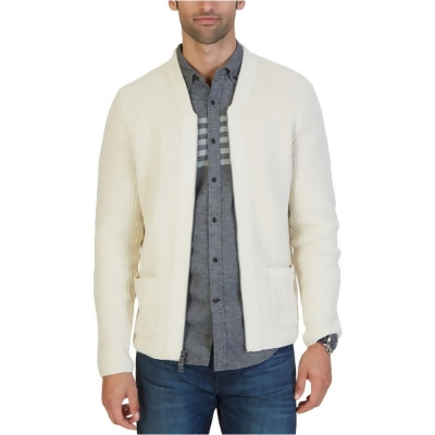 Nautica Mens Shawl Collar Zipped Cardigan Sweater, Style # S63326 