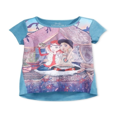 Jessica Simpson Girls Celestial Glamping Graphic T-Shirt, Style # 49007989-7EH 