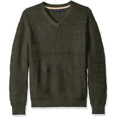 Nautica Mens Knit V-Neck Pullover Sweater, Style # S63315 