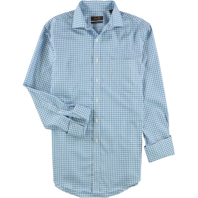 Tasso Elba Mens Non-Iron Button Up Dress Shirt, Style # TU17GNAQHB 