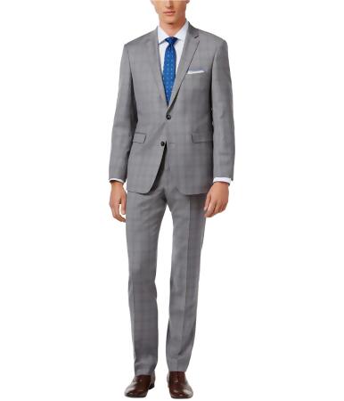 Vince Camuto Mens 2 Piece Windowpane Formal Tuxedo, Style # VS016SV0112