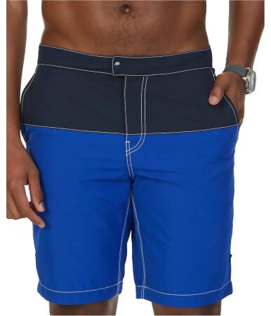 Nautica Mens Quick Dry Swim Bottom Trunks, Style # T71108 