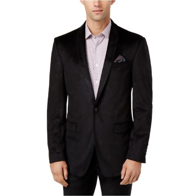 Tallia Mens Velvet One Button Blazer Jacket, Style # VIBR1TNR0012 