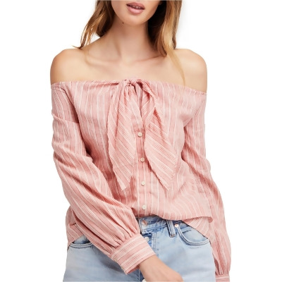 Free People Womens Hello There Beautiful Knit Blouse, Style # OB767675 