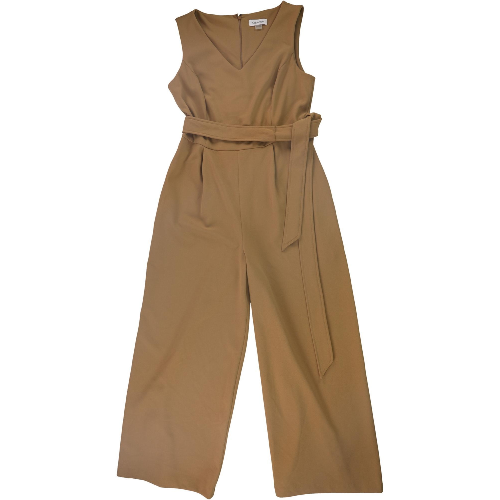 Calvin Klein Womens Cropped Jumpsuit, Style # CD0C12P2