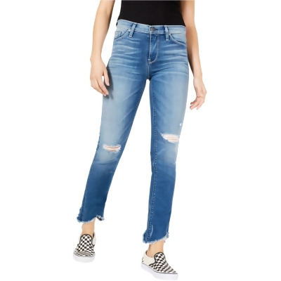 Hudson Womens Ripped Raw Hem Skinny Fit Jeans, Style # WMR298DLV 