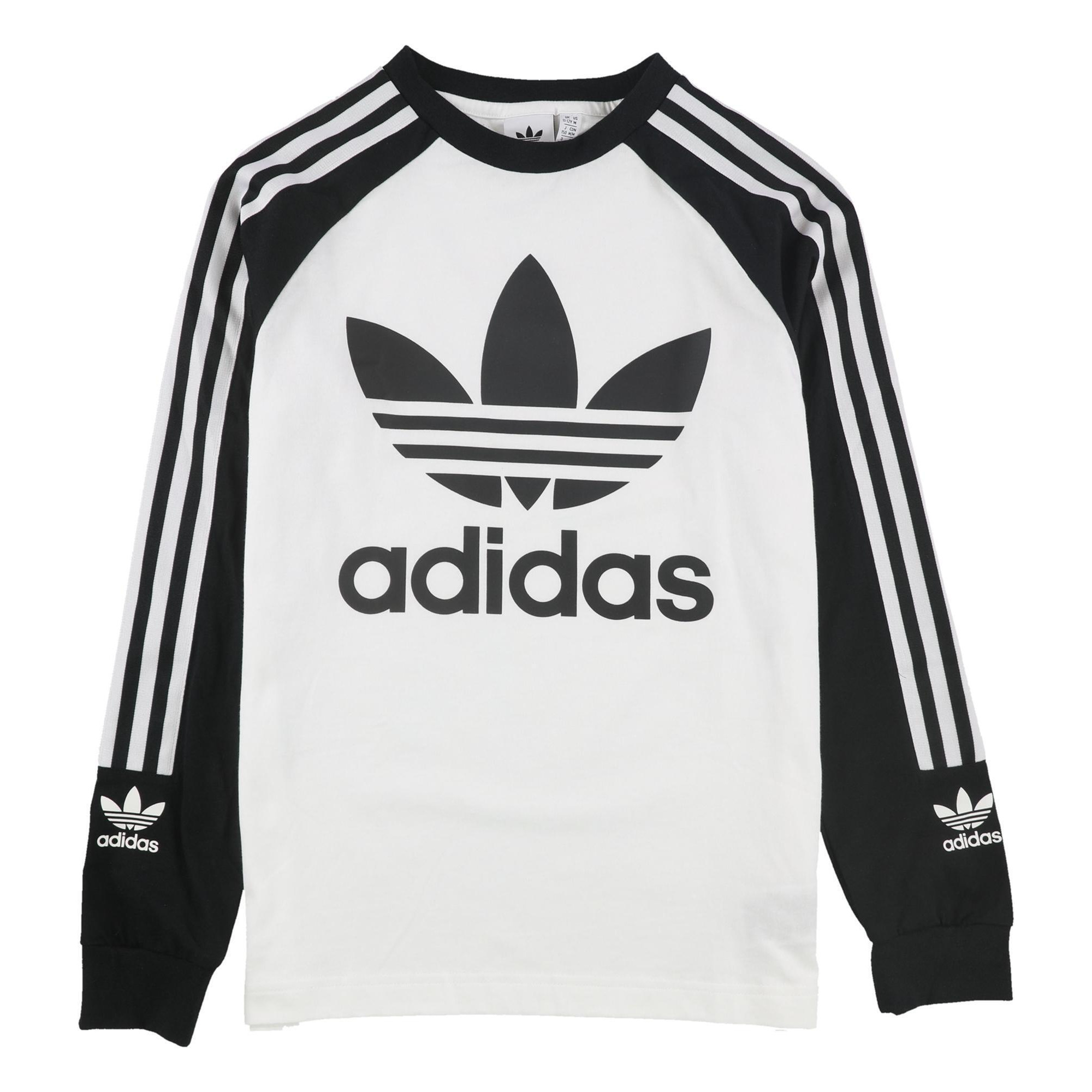 Adidas Boys Two Tone Logo Graphic T-Shirt, Style # FL8526