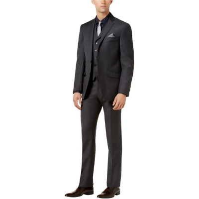 Tallia Mens Sharkskin Two Button Formal Suit, Style # VEDR3SJX0808 