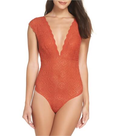 Free People Womens Thong Lace Bodysuit Jumpsuit, Style # OB857400 