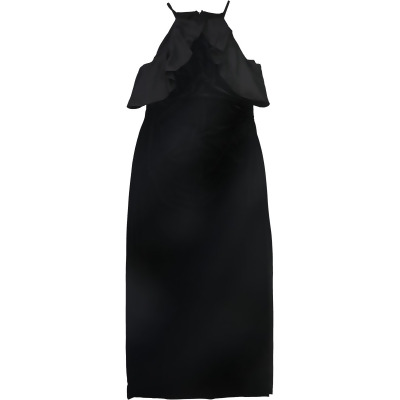 Ralph Lauren Womens Velvet Ruffled Dress, Style # 253711253003 