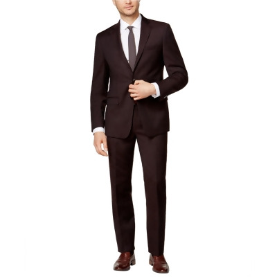 Calvin Klein Mens Slim fit 2 piece Two Button Formal Suit, Style # MBYR25AWX064 
