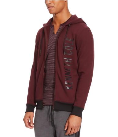 Kenneth Cole Mens Logo Hoodie Sweatshirt, Style # MMH6BKL10
