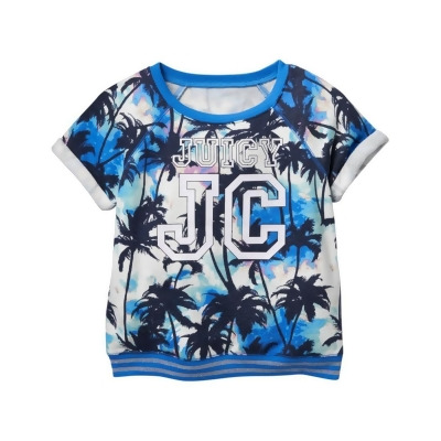 Juicy Couture Girls Palm Tree Sweatshirt, Style # DJCG15002RPR 