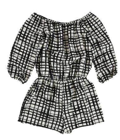 bar III Womens Off the Shoulder Romper Jumpsuit, Style # 100034943 