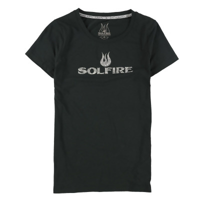 SOLFIRE Womens Original Logo Graphic T-Shirt, Style # TWDB_004590 