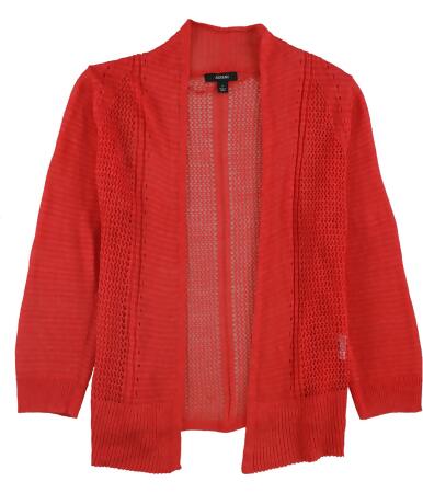 Alfani Womens Mixed Media Cardigan Sweater, Style # 76655