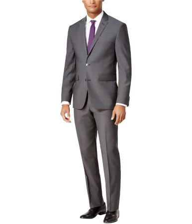 Vince Camuto Mens Slim Fit Wool Two Button Formal Suit, Style # VS016SV0414