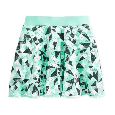 Sean John Girls Geo-Print Pleated Skirt, Style # SJ1621688 