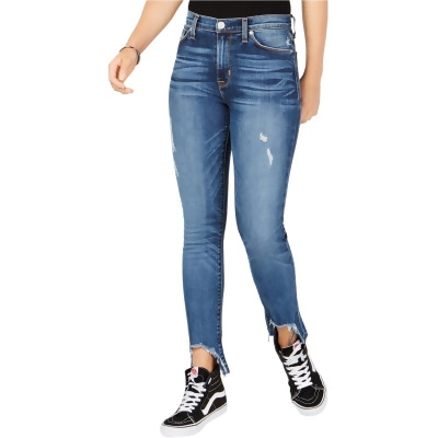 Hudson Womens Barbara Raw Hem Skinny Fit Jeans, Style # WHAR407DLQ 