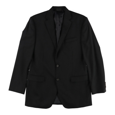 Ralph Lauren Mens Classic Pinstripe Two Button Blazer Jacket, Style # LMIS12MX0077 