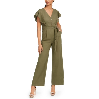 Calvin Klein Womens Belted Jumpsuit, Style # CT0F1199 