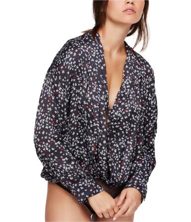 Free People Womens Ladylike Thong Bodysuit Jumpsuit, Style # OB905811 