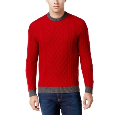 Club Room Mens Cable Knit Pullover Sweater, Style # 23824CRSWT 