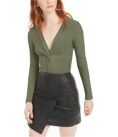 bar III Womens Twisted Front Bodysuit Jumpsuit, Style # 100077315 