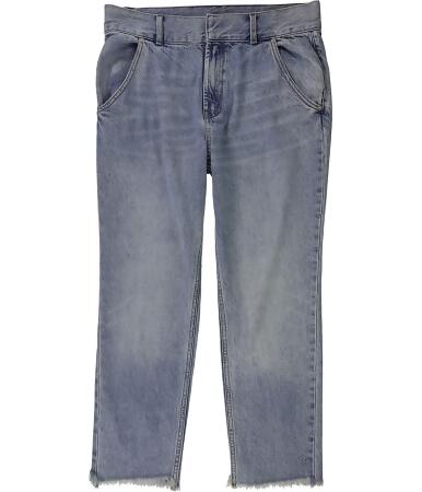 Free People Womens Raw-Hem Straight Leg Jeans, Style # OB871547-2