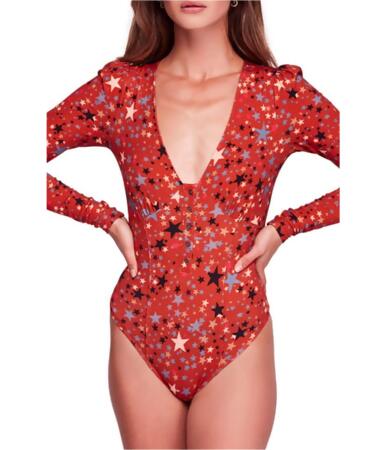 Free People Womens Stars Bodysuit Jumpsuit, Style # OB857393 
