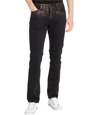 Calvin Klein Mens distressed Copper Slim Fit Jeans, Style # 41F3762