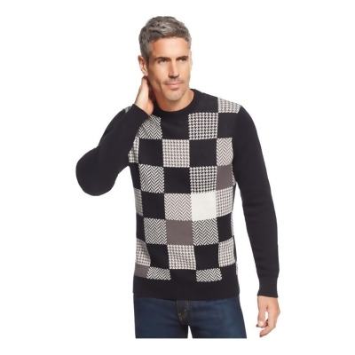 Geoffrey Beene Mens Patches Pullover Sweater, Style # G5F18030X 