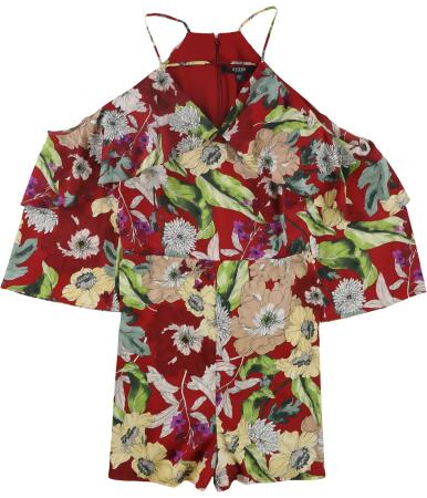 GUESS Womens Aurora Ruffle Romper Jumpsuit, Style # W83D55R3GP0 