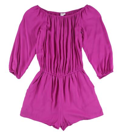 bar III Womens Off-the-Shoulder Romper Jumpsuit, Style # 100031423 
