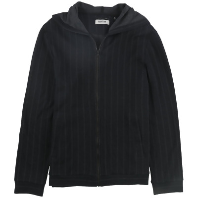 Kenneth Cole Mens Pinstripe Hoodie Sweatshirt, Style # RMH72KL01 