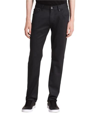 Calvin Klein Mens Herringbone Casual Trouser Pants, Style # 40F9108