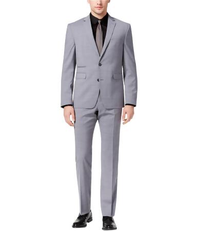 Vince Camuto Mens Slim-Fit Windowpane Two Button Formal Suit, Style # VS023SV0768