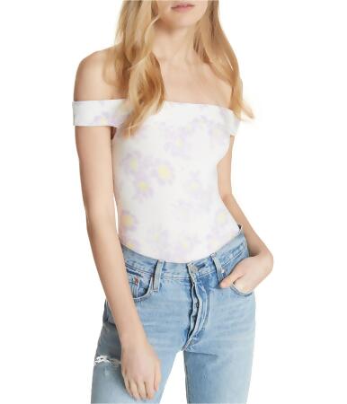 Free People Womens Floral Bodysuit Jumpsuit, Style # OB799514 